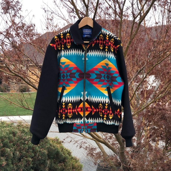 pendleton wool bomber